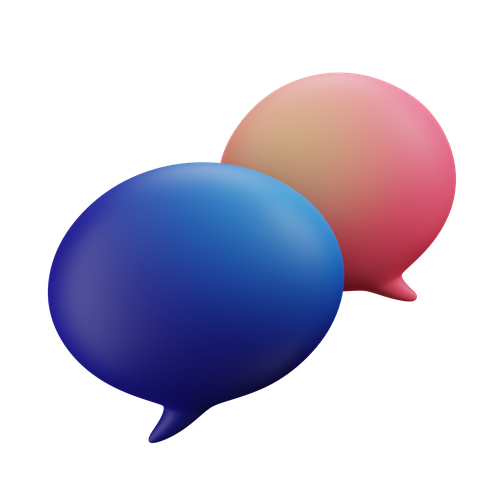 AI chatbot conversation icon